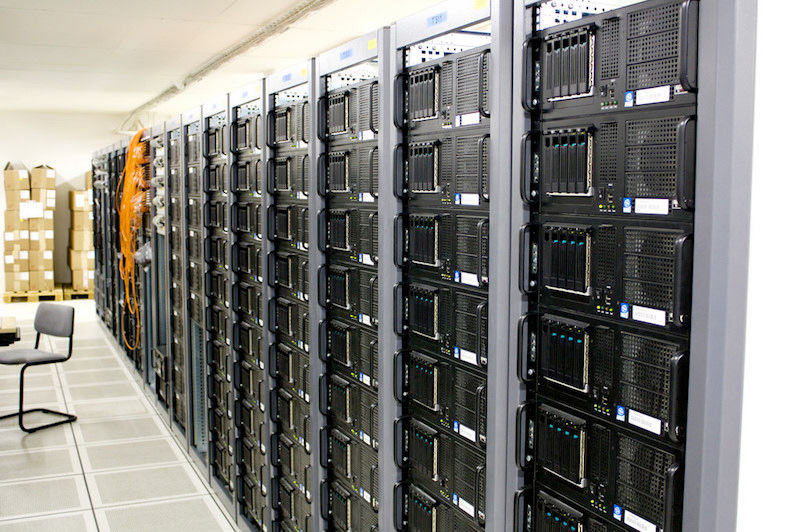 Photograph of computer server.