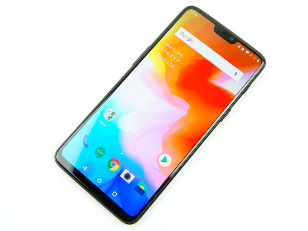 A picture of the OnePlus 6.