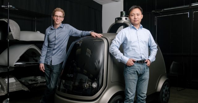 Nuro Founders Dave Ferguson and Jiajun Zhu.