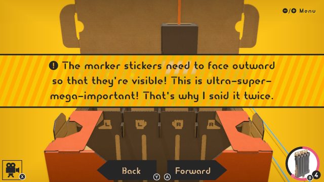 Nintendo labo best sale marker stickers