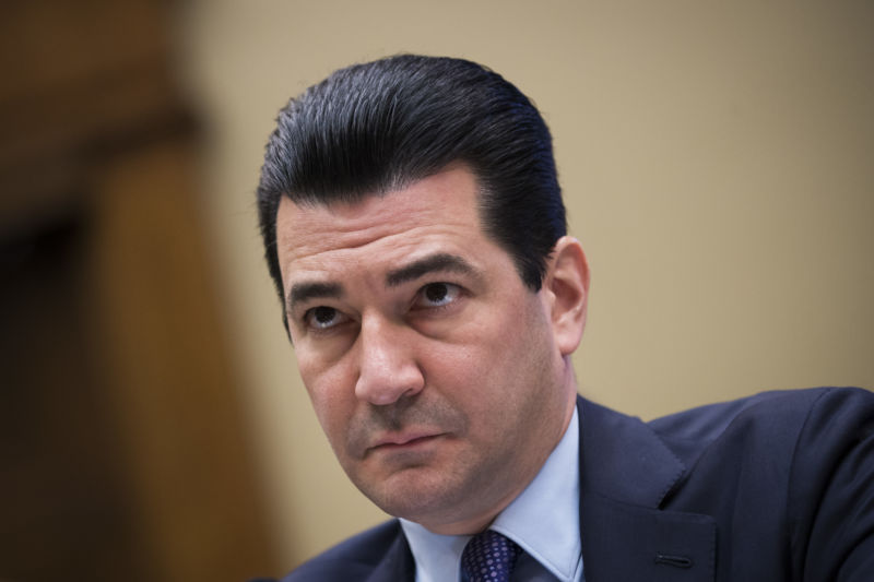  Dr. Scott Gottlieb, commissioner of the Food and Drug Administration, ready to name and shame.
