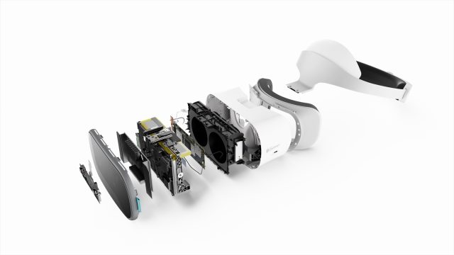 The Lenovo Mirage Solo packs in plenty of hardware, as this exploded view shows.