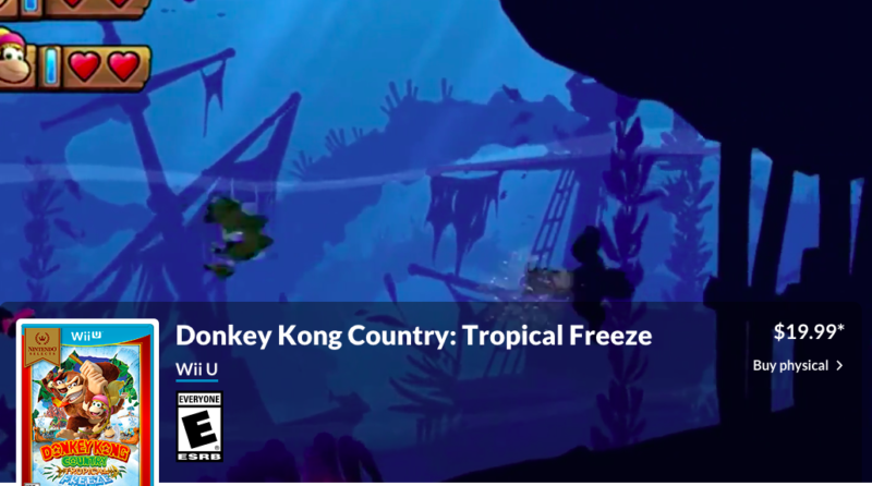 Donkey kong tropical clearance freeze eshop