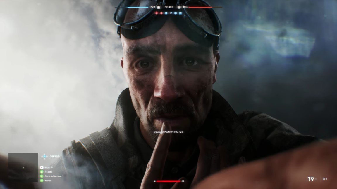 Screenshot from Battlefield V.