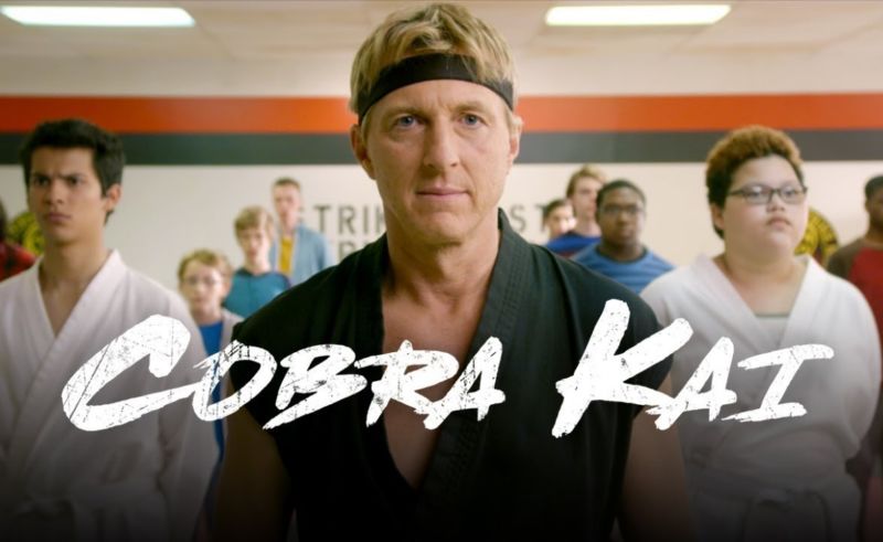 The actor William Zabka in Cobra Kai