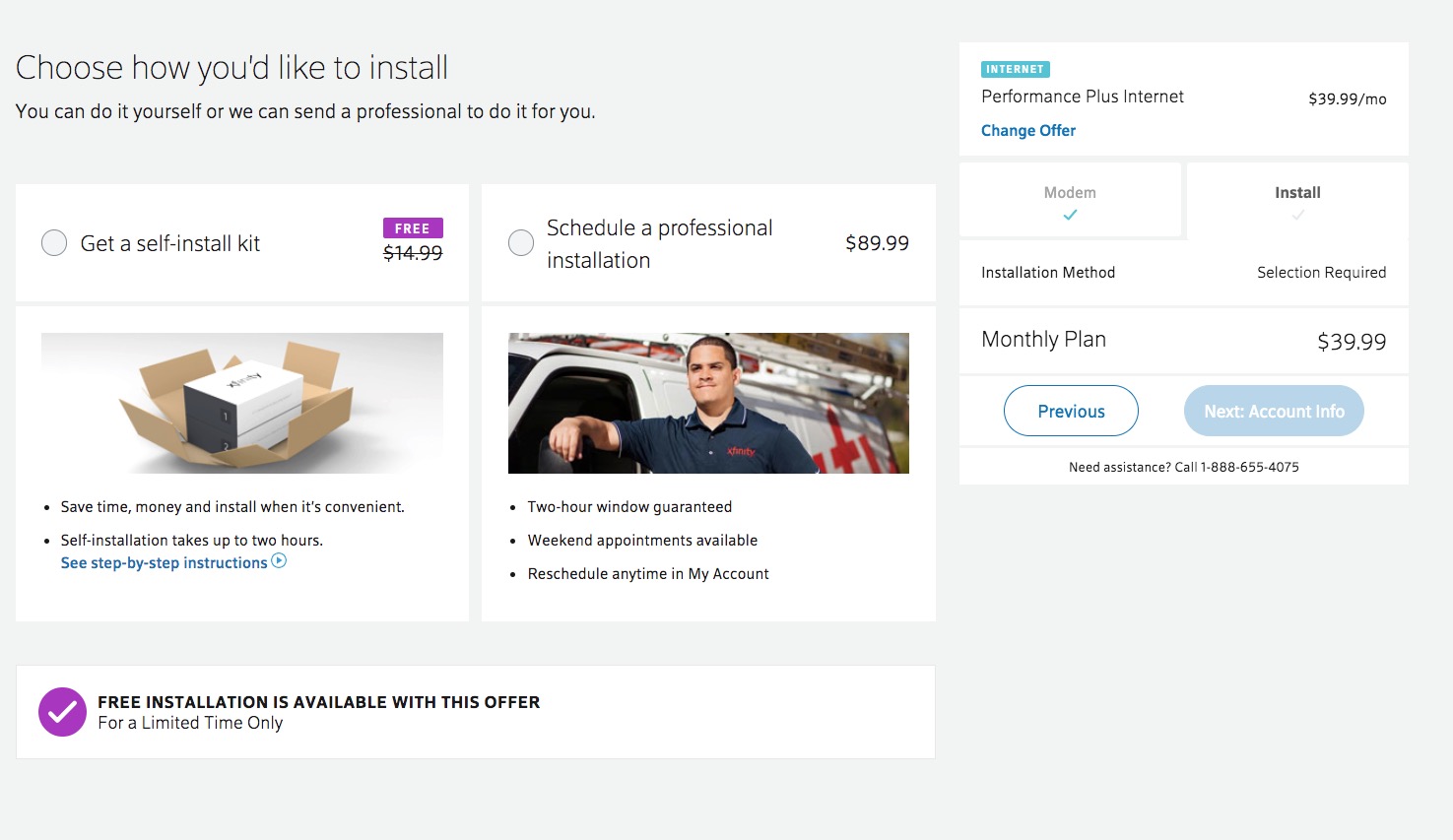 xfinity self install kit review