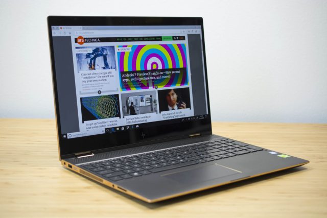 HP's Spectre x360 15 convertible.