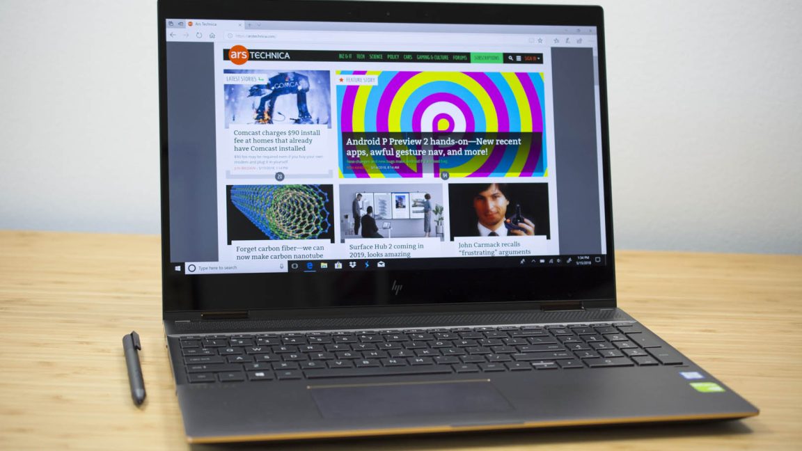 HP ｜ SPECTRE 2018モデル HP Spectre x360 15 (2018) Review | PCMag