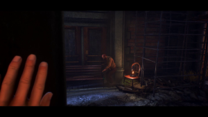Screenshot of combat in We Happy Few.