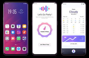 A picture of the Oppo Find X.