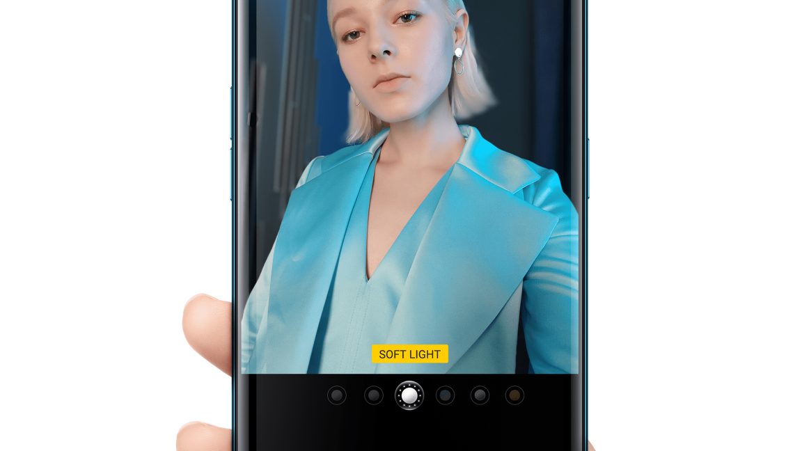 A picture of the Oppo Find X.