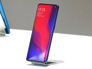 A picture of the Oppo Find X.