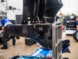 Spare IndyCar wing