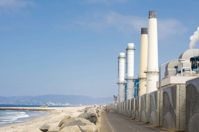 The NRG power plant in El Segundo, California.