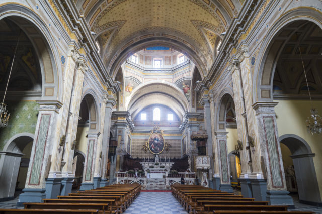 One of the reasons people go crazy with these kinds of interiors in Italy's Oristano Cathedral: the Doppler effect.