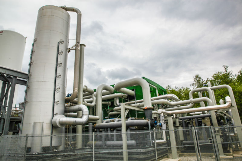pipes and tanks for the liquid air energy storage system
