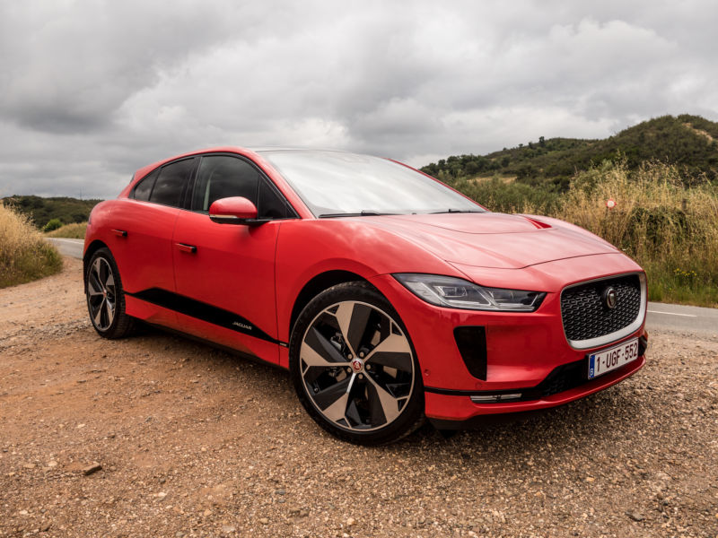 Red Jaguar I-Pace