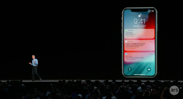 Notifications will be grouped by app in iOS 12 instead of being strewn out one by one.