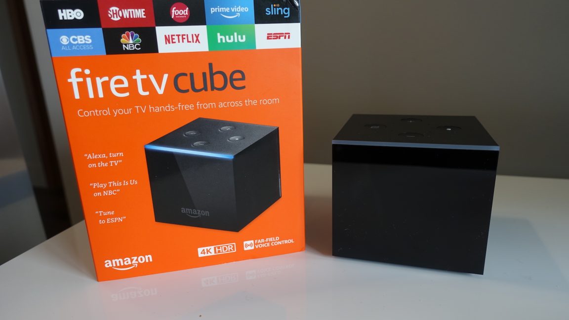Fire TV Cube 4K HDR Alexa対応 Fire TV Cube (1st Gen), hands-free with Alexa and 4K Ultra