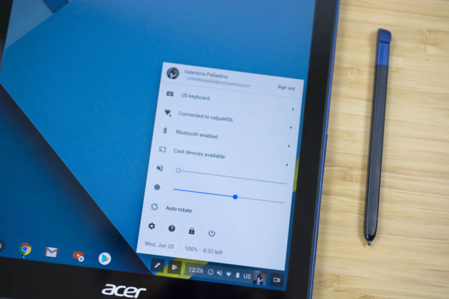 Le test multimédia de l'Acer Chromebook Tab sous Chrome OS avec Google Play!