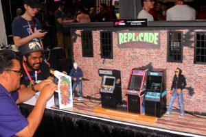The Replicade booth