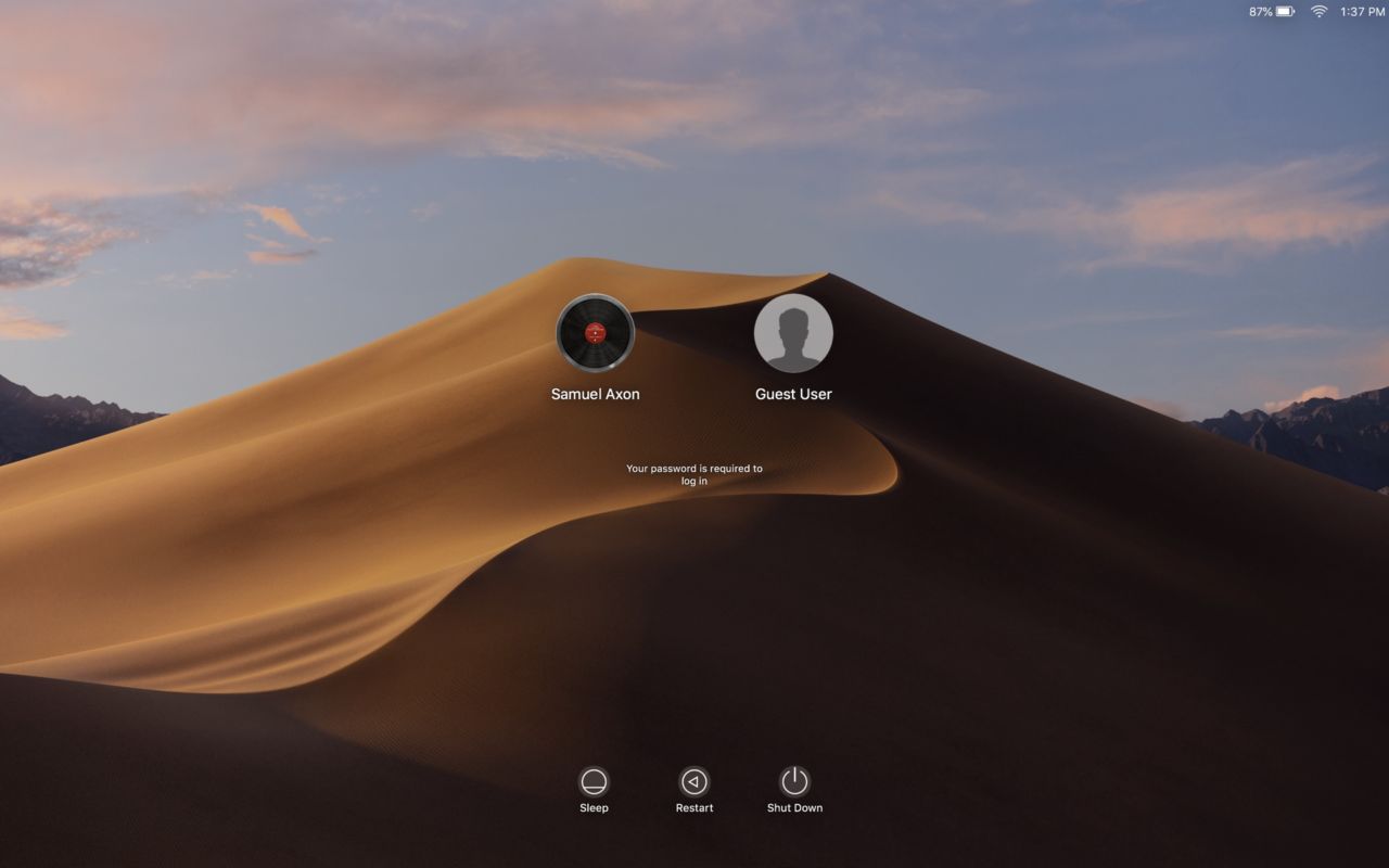 the preview app login for mac