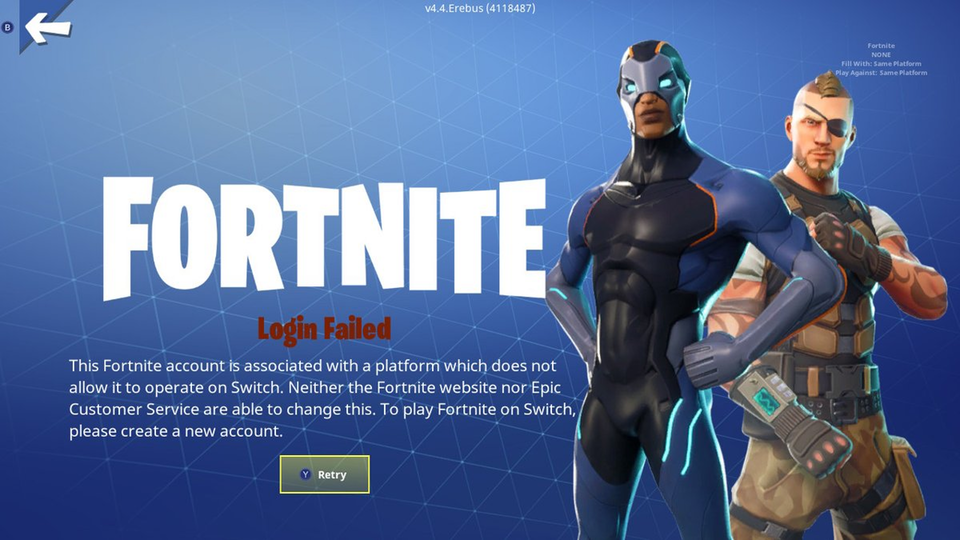 vision sygdom tyve Sony is locking Fortnite accounts to PS4, and players are mad | Ars Technica