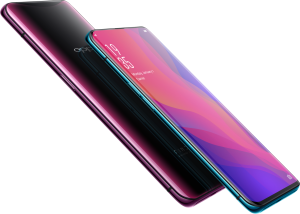 A picture of the Oppo Find X.