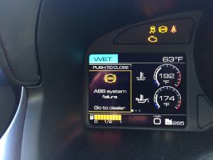 Ferrari warning lights