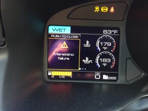 Ferrari warning lights