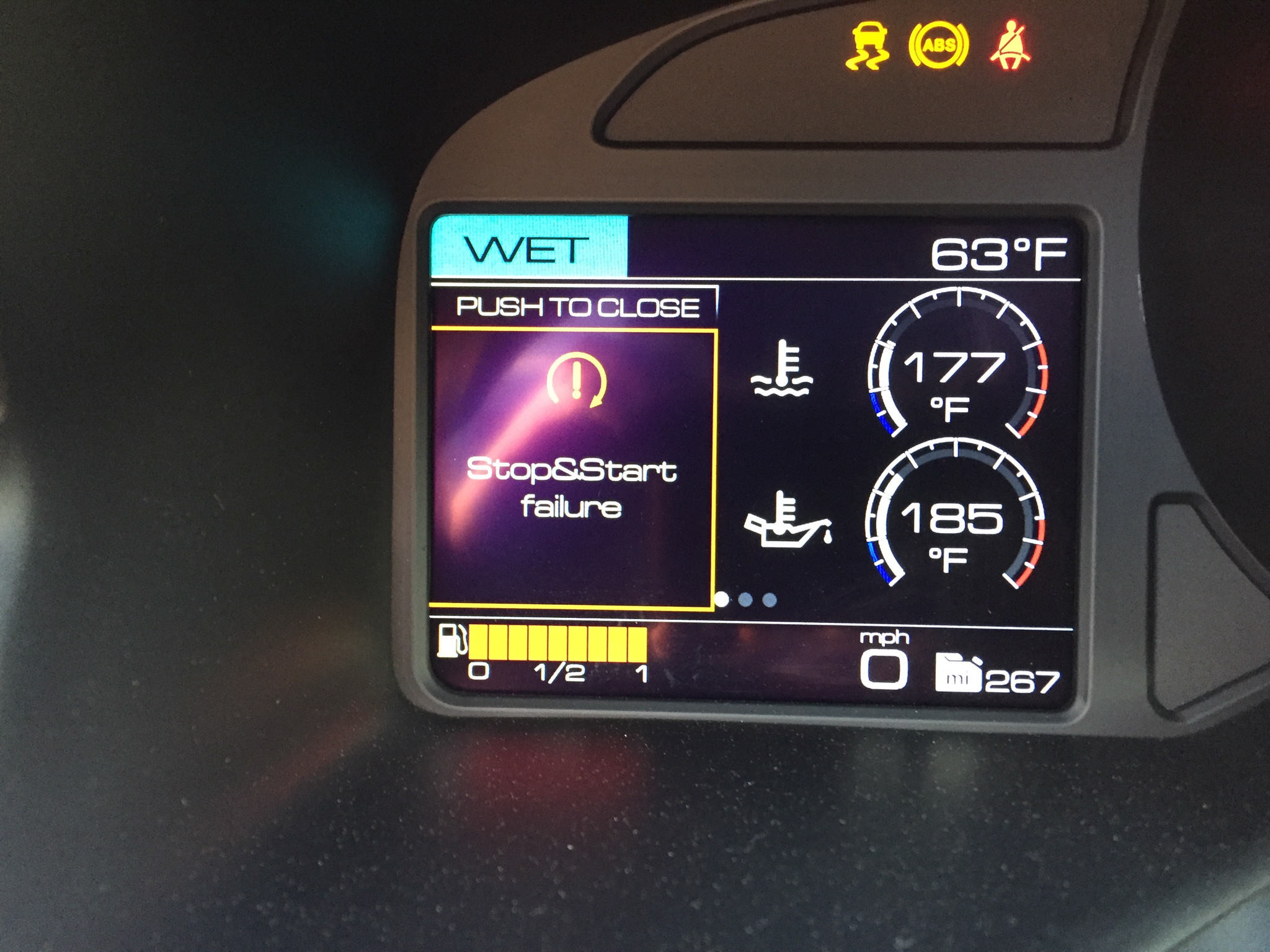 Ferrari warning lights
