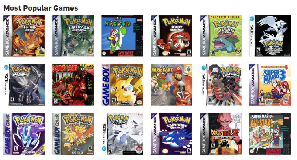 nintendo what is the most popular game