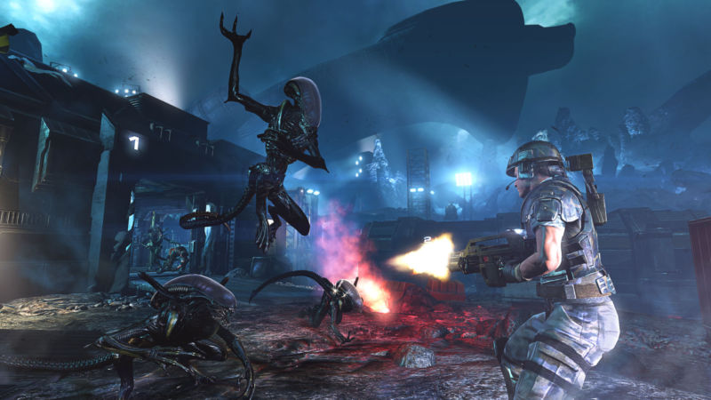 Promotional image for Aliens: Colonial Marines.