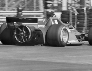 Austrian racing driver Niki Lauda on his way to victory in the Swedish Grand Prix at Anderstorp, 17th June 1978.