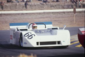 Vic Elford driving the innovative Chaparral 2J