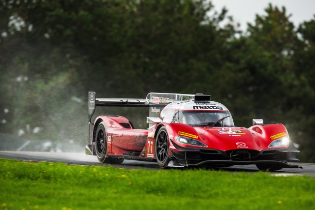 The #77 Mazda at Mid-Ohio.
