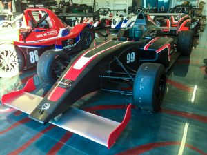 A Ligier Formula 4 car.