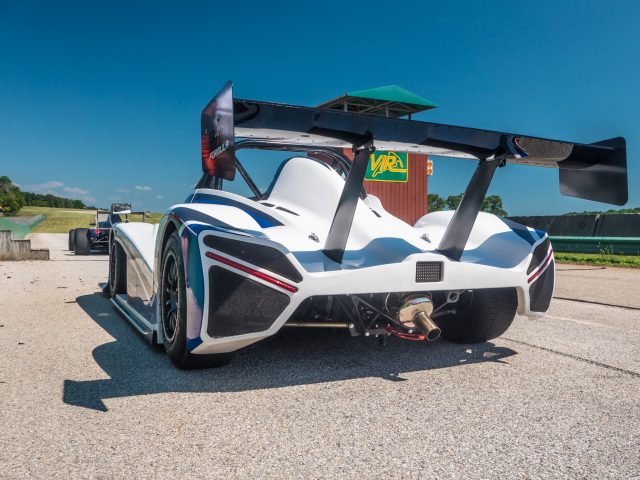 The rear of a Radical SR1