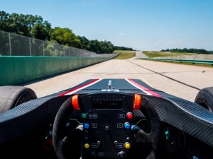 Ligier Formula 4 car cockpit
