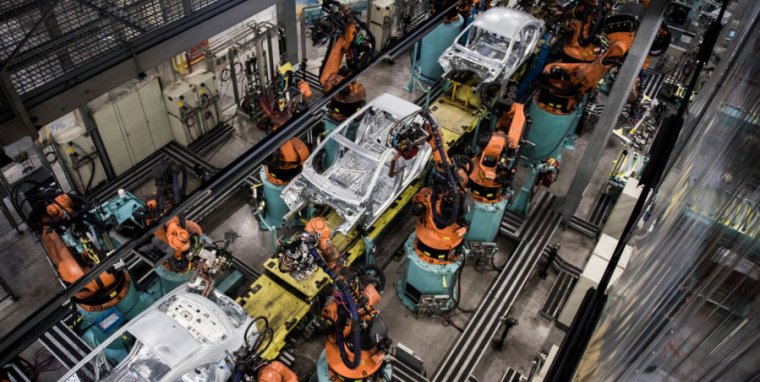 Building cars—as seen here at a Mercedes-Benz factory in Kecskemet, Hungary—is harder than designing them. 