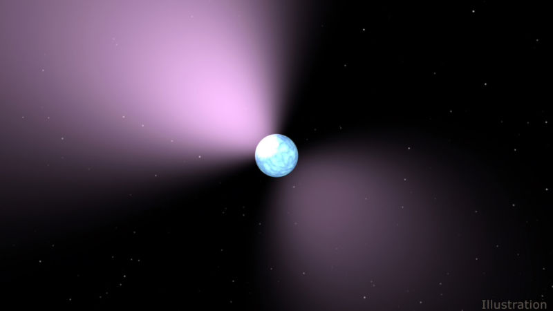 Image of a neutron star.