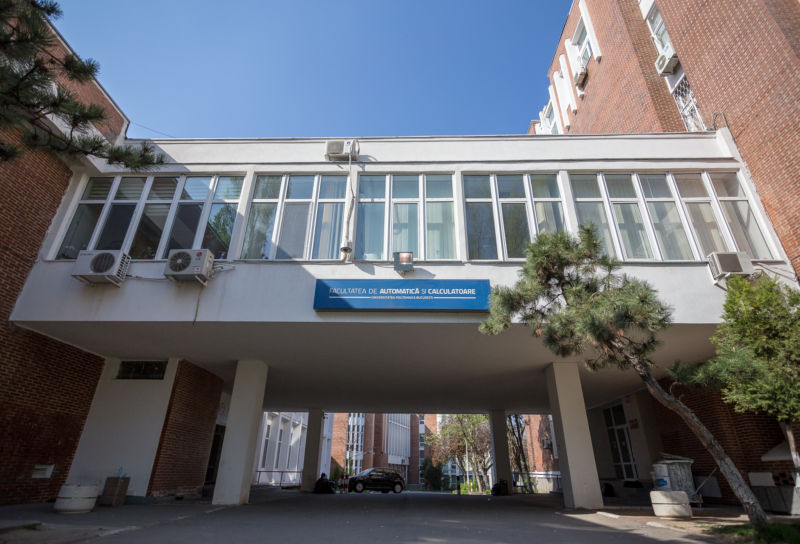 A building at the University Politehnica.