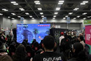 Fans watch the Houston Outlaws defeat all challengers