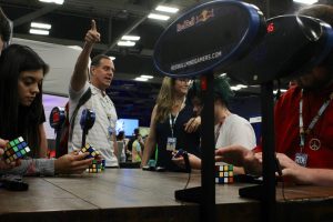 Redbull's Rubik's Cub challenge