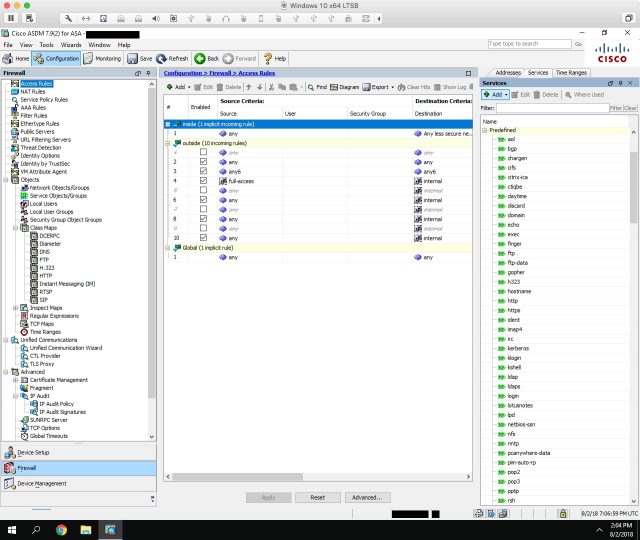 Is it fair to hold up Cisco ASDM as an example of a Cisco’s preferred UI/UX design? Probably not. Is Cisco ASDM <em>offensively bad?</em> Yep. (Network engineers who are prepared to leap to its defense by saying that its layout and workflows are logical and exist for very good reasons: you can direct all comments to /dev/null.)