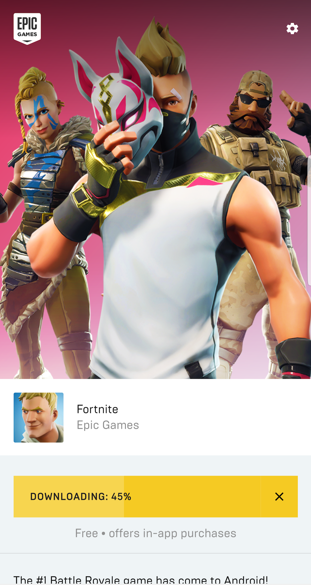 Fortnite for Android Released, But Make Sure You Don't Download