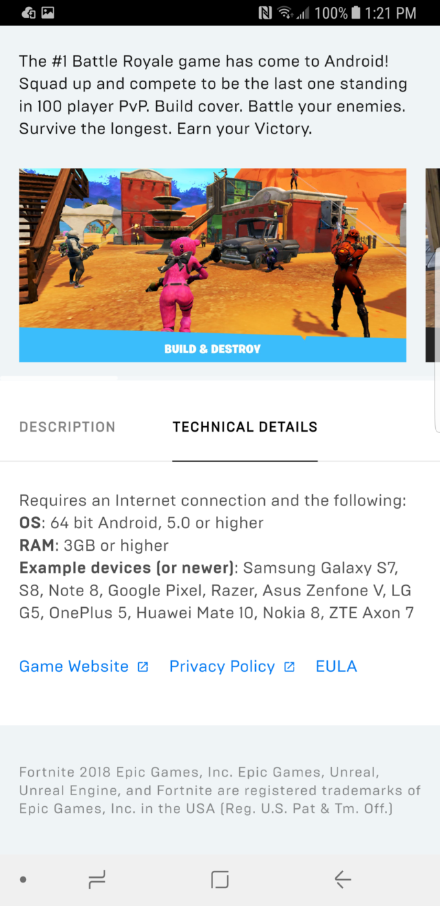 Fortnite on Android gets off to a bumpy, Samsung-only start, lags behind  PUBG | Ars Technica