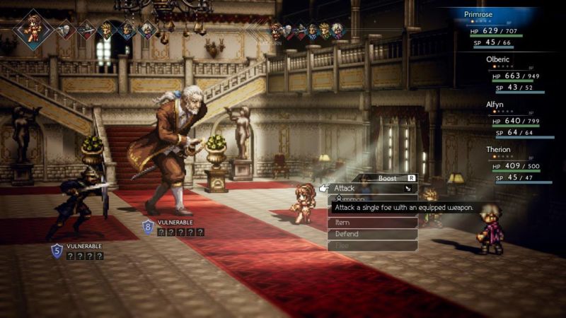 In Octopath Traveler, jobs define more than just gameplay mechanics