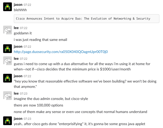 The Ars Slack instance is a place for hard-hitting discussion and stuff.