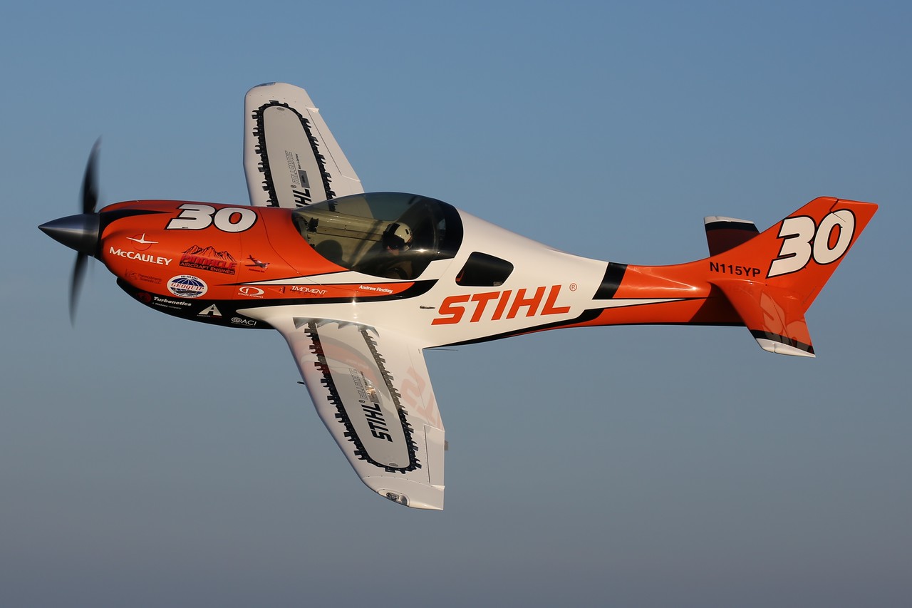A 2004 Lancair Super Legacy airplane
